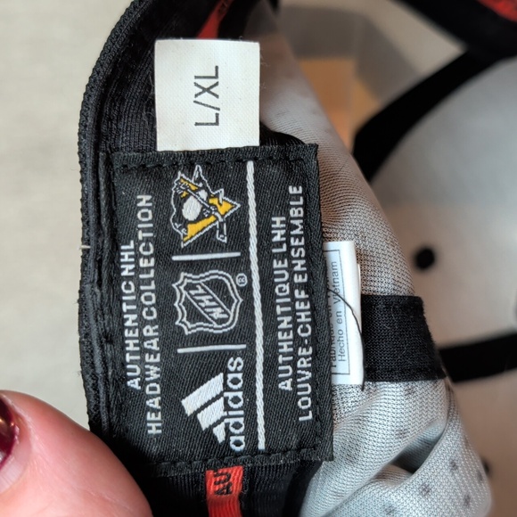 Adidas NHL Pittsburgh Penguins Baseball Cap Hat - Picture 7 of 7